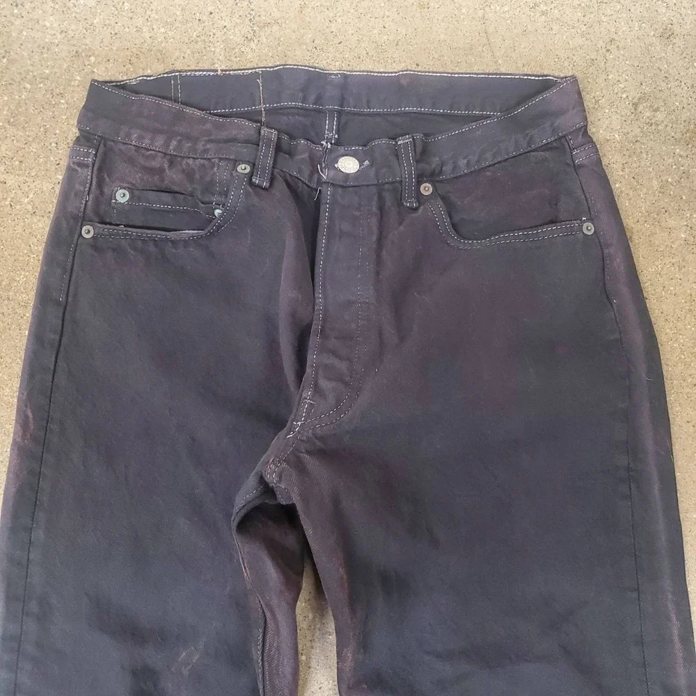 Vintage Levi's 501 Jeans Mens 30x32 Black 90s Made In Usa Button Fly Straight